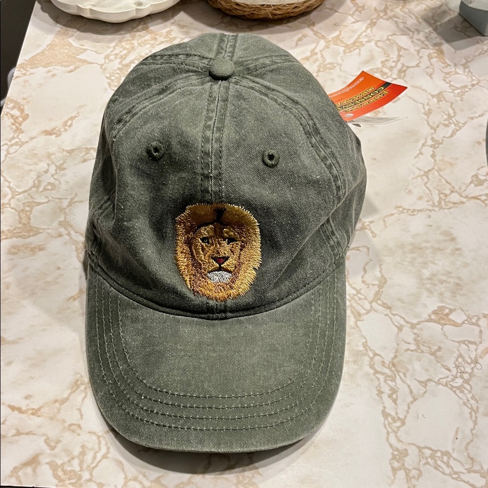 Ecote Gray Cap with Turtle Embroidery